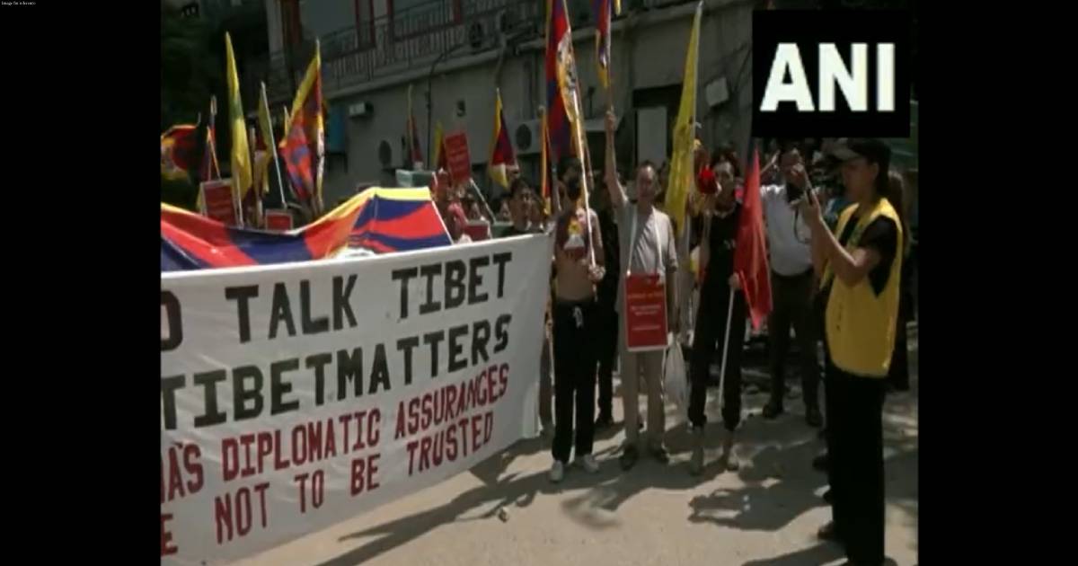 Tibetan community in Delhi stage protest against Chinese Government ahead of G20 Summit